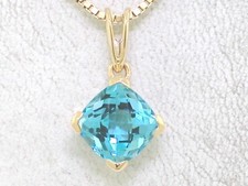 Blautopas Anhänger 585