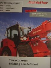 SCHÄFFER  PROSPEKT  HOFLADER  TELERADLADER  2345/3550/5680/6680/8610/96 T  NEU
