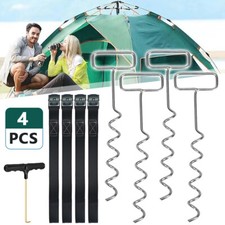 4x Trampolin Bodenanker