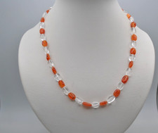 Carnelian Smooth Cut Necklace