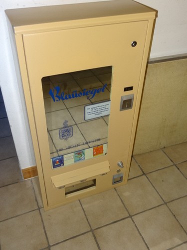 Vintage kondom automat - kondom,