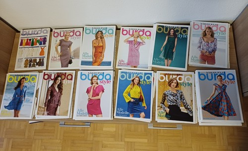 34x burda nähjournal konvolut - 34x,