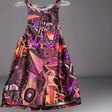 "MASTER MARE" RINGERANZUG/BADEANZUG ABSTRAKT BUNT ORIGINAL VINTAGE ‼️ NEU‼️