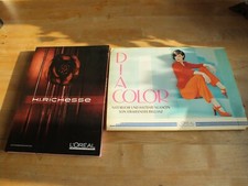 L`OREAL Farbmuster Färbung älter COLOR Friseur Deko Sammler