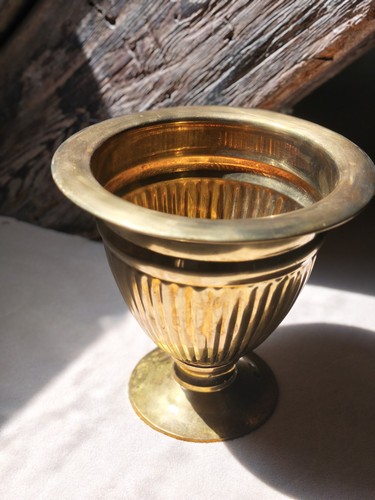 Vintage messing pokal kelch - vintage,
