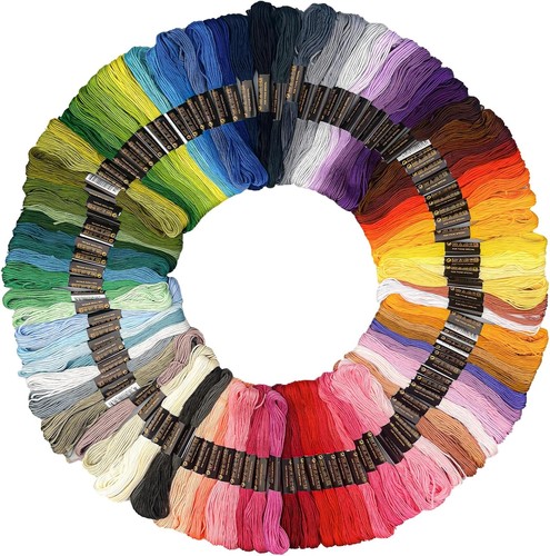 100 farben stickgarn - 100,