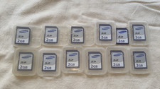 12 Stück Samsung SD Karte 2GB
