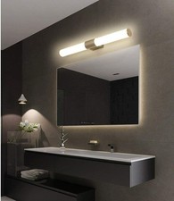 LED Schlichte Spiegelleuchte Schminklicht Bad Beleuchtung Badezimmer Aufbaulampe