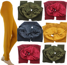 Damen Winter Thermo Hose LEGGINGS Gefüttert Dick Leggins  NEU 38-44