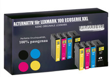 8x DRUCK PATRONEN für LEXMARK