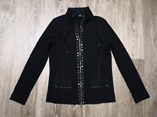 NC NICE CONNECTION Damen Sweatjacke, Gr. 40, schwarz, Strass, fast neu