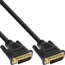 InLine® DVI-D Anschlusskabel Premium  digital 24+1 ST / ST  Dual Link  2m