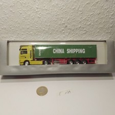E179 AWM Lkw Auflieger China Shipping grün M 1:87 MAN Riffel Container Sz OVP