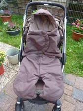 Fußsack / Anzug ,braun, Reißverschluß an Armen + Beinen, sehr guter Zustand