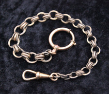 Kette für die Taschenuhr vergoldet Rosegold