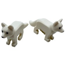LEGO® Tiere – 2x Polarfuchs
