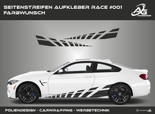 Seitendekor Seitenstreifen Auto Tuning Racing Aufkleber Dekor Folie S-01