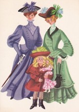 Postkarte - Mode / Jugendstil