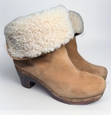UGG Lynnea Fold Over Brown