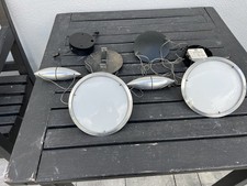 2 Designer Lampen mit Zugpendel 12 V aus den 90 er Jahren  Vintage Ersatzteil