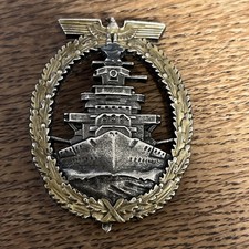 Orden Wk2 Flottenabzeichen Marine entnazifiziert.    WK152