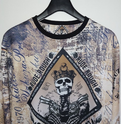 Yakuza allover print sweater - print, l
