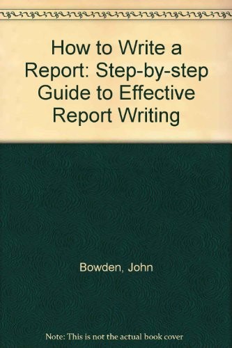 How write report - write, a