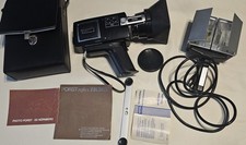 Vintage PORST reflex ZR 365 Super 8 Reflex-Filmkamera Set/ Panorama Filmleuchte