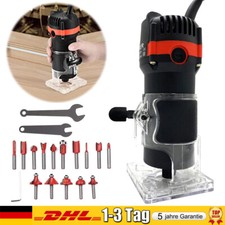 Oberfräse 800W Kantenfräse Trimmer Fräsmaschine Holzfräse Kantenfräse Oberfräse