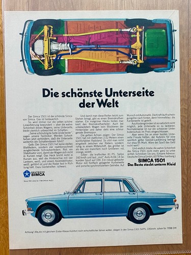 1969 simca 1501 - simca,