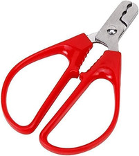 Rote Schälzange für