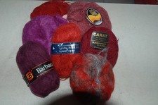 Mohair Paket 03 - rot/meliert - 330 g