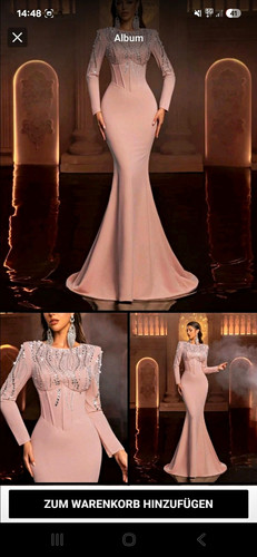 Rosa brautkleid mermaid - mermaid, &