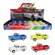 Welly Chevrolet Stepside 3100 Pickup 1955 Oldtimer  Modell 4-Var Modellauto 