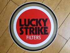 Lucky Strike Aufkleber Tabak Geschäft Motorrad Oldtimer Race Tankstelle Reklame