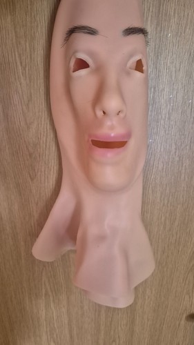 Silikon maske frau fasching - maske,