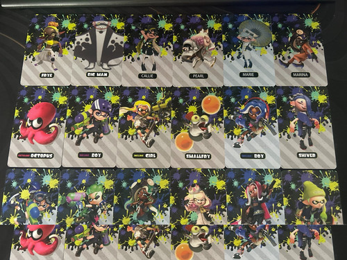 Splatoon amiibo karten 27er - splatoon,