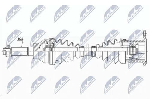 Original nty antriebswelle - original,