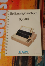Epson LQ-500 Original Handbuch Bedienungshandbuch (deutsch) (C64)