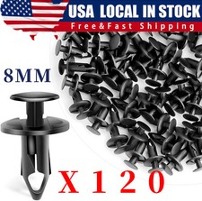 120PCS 8mm Bumper Clips
