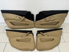 Türverkleidung BMW 5er E60 E61 LCI RHD Verkleidung Blende Leder Dakota Beige