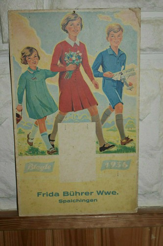 Original altes pappschild - altes,