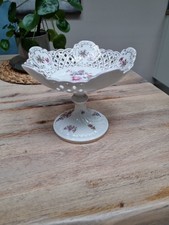 handbemalte Antike Porzellanschale (Kompott) im Dresdner Stil