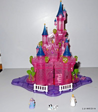 Bluebird Polly Pocket Schloss mit Beleuchtung 25x16x25cm + 2 Figuren toll (pp13)