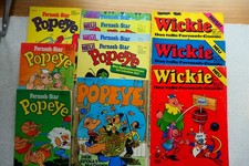 Comic Paket 8 x Popeye und 3 x Wickie