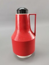 DDR Thermoskanne mit Stopfen rot weiß H= 22 cm Thermosbehälter Kaffee