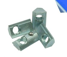 10x Nutensteine mit Kugel Aluprofil Profil Nut 8