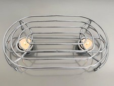 Stövchen Vintage Teelichthalter Speisenwärmer Warmhalteplatte verstellbar Chrom