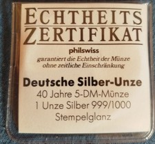 1 oz Silber 999 – Deutsche