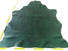 Lederhaut KALB GRÜN Vintage 60x60 1,0mm echt Oberleder Blankleder Fell LARP DIY